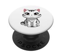 Gattino arrabbiato PopSockets PopGrip Adesivo