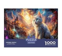 Gattino bianco Puzzle Impossible 1000Pcs Mountain Forest Decorazione Per La Casa. Giochi Rilassamento E Intelligence Per Adulti E Ragazzi Da 14 Anni 70x50cm/1000pcs