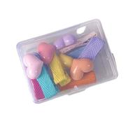 Gattino Cuore Capelli Clip Set Di 10 Forcina Duckbill Antiscivolo Animali Decor