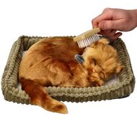 Gattino di peluche Angora turca - gatto realistico dormiente