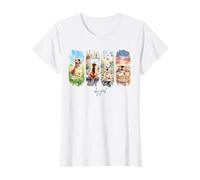 Gattino dolce animale domestico acquarello abissino gatto Maglietta