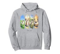 Gattino dolce animale domestico acquerello Burmilla Girl Gatto Felpa con Cappuccio