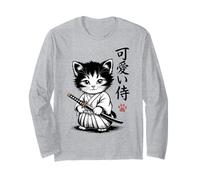 Gattino Samurai Gatto - Kawaii Baby Neko Maglia a Manica