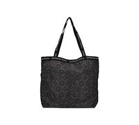 Gattinoni Roma Roma Teodosia Easy Chic Donna Borsa A Spalla Shopper Pieghevole Nylon/Pu Bentf7681Wip Nero