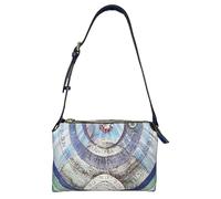 Gattinoni Borsa donna a tracolla Planetarium Crossbody bag Acquamarine Blu Navy Borsetta con cerniera a spalla