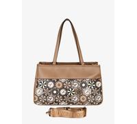 Gattinoni Borsa donna in ecopelle con doppi manici - khaki