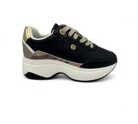 Gattinoni Donna Scarpe PIGDF6304WPBN90 PLANETARIO Dafne Sneakers con Lacci Nero 38