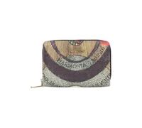 Gattinoni Portafogli Medium con Zip Planetarium colore classic e Finitura Nero - da Donna - in Similpelle - Stampa Planetarium - Multi colore, Taglia Unica