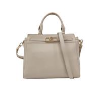 Gattinoni Roma Borsa a Mano Donna in Colore Avorio con Metalleria Oro e Tracolla