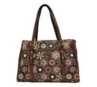 Gattinoni Roma Shopper Marrone Stampa Teodosia da Donna - Taglia Unica