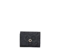 Gattinoni Teo. Eyelets S Flp Wallet PVC New T Donna Nero UNI Taglia europea : One Size
