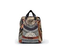 Gattinoni Zaino Maya con Classic e Finitura in Pelle - da Donna - in Similpelle - Stampa Planetarium - Multi colore, Taglia Unica