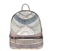 Zaino donna Gattinoni Planetarium Watercolor Beige Medio Zainetto lavoro scuola da viaggi Zaino a spalla