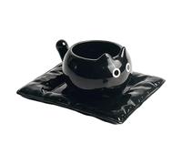 gatto - 210ml di caffè in ceramica portatile tazza di caffè, gattino siamese tazza di tè del tè | Accessori da donna di irrigazione bicchieri d'acqua forniture per il consumatore