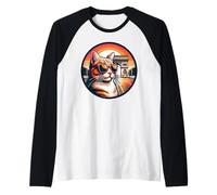 Gatto, a, Arco, de, trionfo, in, Francia, Parigi Maglia con Maniche Raglan