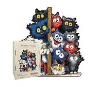 Gatto A Forma Di Animale | Kit Giocattolo Di Decorazione Di Precisione,Cornice Di Gatto | per Amanti, Adulti, Mensola Da Parete, Casa, Famiglia, Amici, Interni