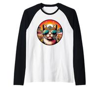 Gatto A Istanbul Türkiye E Vacanza Turca Maglia con Maniche Raglan