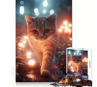 Gatto a strisce in una foresta magica - Puzzle da 1000 pezzi per adulti - Gioco di logica - Ideale per momenti di condivisione - Bordo premium - Regalo di alta qualità 38x26cm