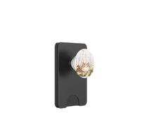 Gatto accogliente con margherite nel prato per un look estivo casual PopSockets PopWallet per MagSafe