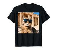 Gatto al Leptis Magna in Libia Maglietta
