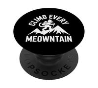 Gatto alpinismo scalare ogni Meowntain PopSockets PopGrip Adesivo