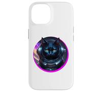 GATTO ASTRONAUT Funny Space Travel Rocket Pet Custodia per iPhone 14
