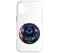 GATTO ASTRONAUT Funny Space Travel Rocket Pet Custodia per iPhone 16 Plus