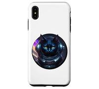 GATTO ASTRONAUT Funny Space Travel Rocket Pet Custodia per iPhone XS Max