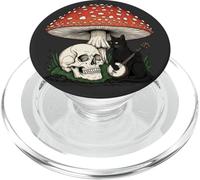 Gatto Banjo Fungo Foresta Oscura Cottagecore Witchy Fantasy PopSockets PopGrip per MagSafe