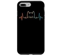 Gatto Battito Cardiaco Amore Gatti Ragazze Gatto Delle Donne Custodia per iPhone 7 Plus/8 Plus