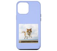 gatto bianco marrone volante cat_001 Custodia per iPhone 12 Pro Max
