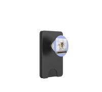 gatto bianco marrone volante cat_001 PopSockets PopWallet per MagSafe