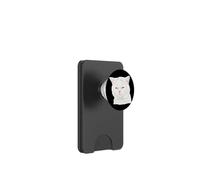 Gatto Bianco Scocciato Fumetto Amante Gatti PopSockets PopWallet per MagSafe