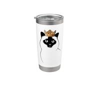 Gatto Birman che indossa la corona Bicchiere termico in acciaio inox doppia parete