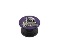 Gatto blu russo grigio divertente elegante indifferente PopSockets PopGrip Adesivo