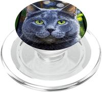 Gatto Blu Russo PopSockets PopGrip per MagSafe