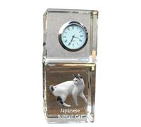 Gatto Bobtail giapponese orologio al quarzo con gatto Art-Dog