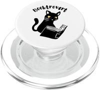 Gatto Booktrovert con lettura di libri letteratura introversa PopSockets PopGrip per MagSafe