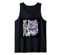 Gatto British Shorthair con una frase Canotta
