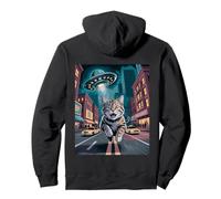 Gatto Broadway UFO New York Alien Kitten Felpa con Cappuccio
