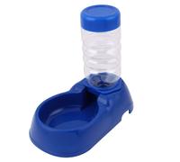 Gatto cane viaggio acqua portatile Fontanella Vaso bottiglia blu alimentatore