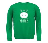 Gatto Capelli Is Lonely People Brillantini - Bambini Felpa/Maglione - Funny Love