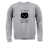 Gatto Capelli Is Lonely People Brillantini - Bambini Felpa/Maglione - Funny Love