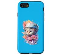 Gatto carino, devo dire cose strane o morirò. Custodia per iPhone SE (2020) / 7/8