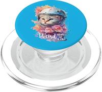 Gatto carino, devo dire cose strane o morirò. PopSockets PopGrip per MagSafe