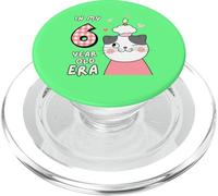 Gatto carino in My 6 Year Old Era Kitty divertente animale 6° compleanno PopSockets PopGrip per MagSafe