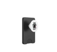 Gatto cattivo con cosa? Umorismo sarcastico per scrivania ufficio PopSockets PopWallet per MagSafe