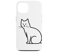 Gatto che disegna il gattino Custodia per iPhone 13