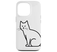 Gatto che disegna il gattino Custodia per iPhone 13 Pro