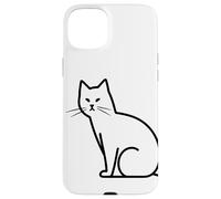 Gatto che disegna il gattino Custodia per iPhone 15 Plus